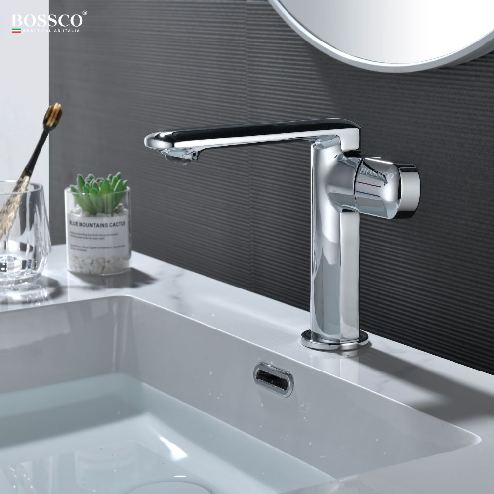 Vòi lavabo Bossco BC-V28 Crom bóng