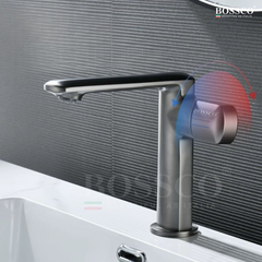 Vòi lavabo Bossco BC-V28X xám titan