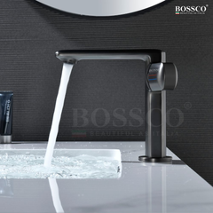 Vòi lavabo Bossco BC-V28X xám titan