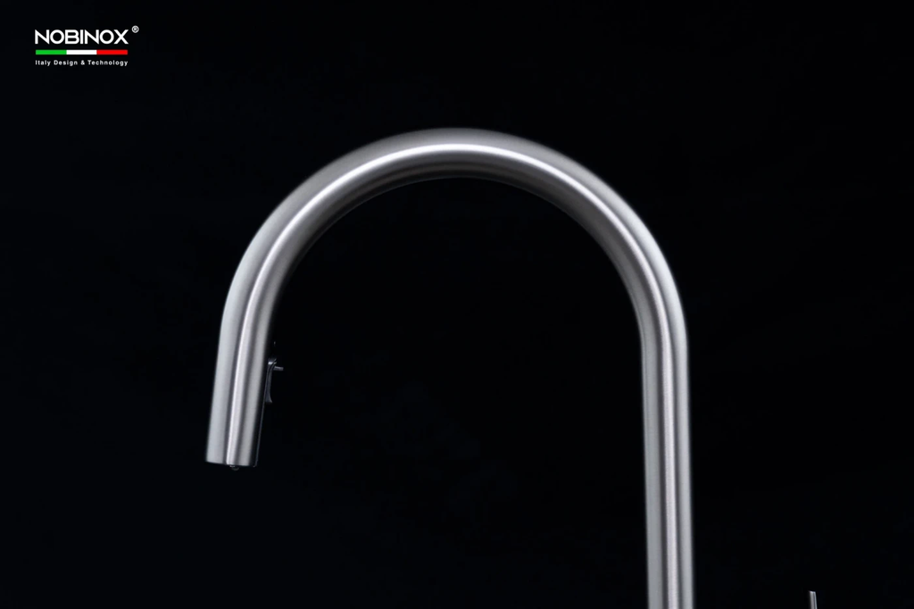 Vòi rửa chén Nobinox FORTE NX887 nóng lạnh