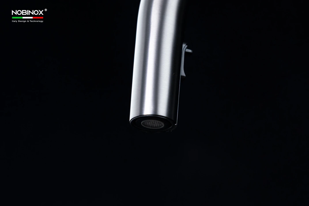 Vòi rửa chén Nobinox FORTE NX887 nóng lạnh