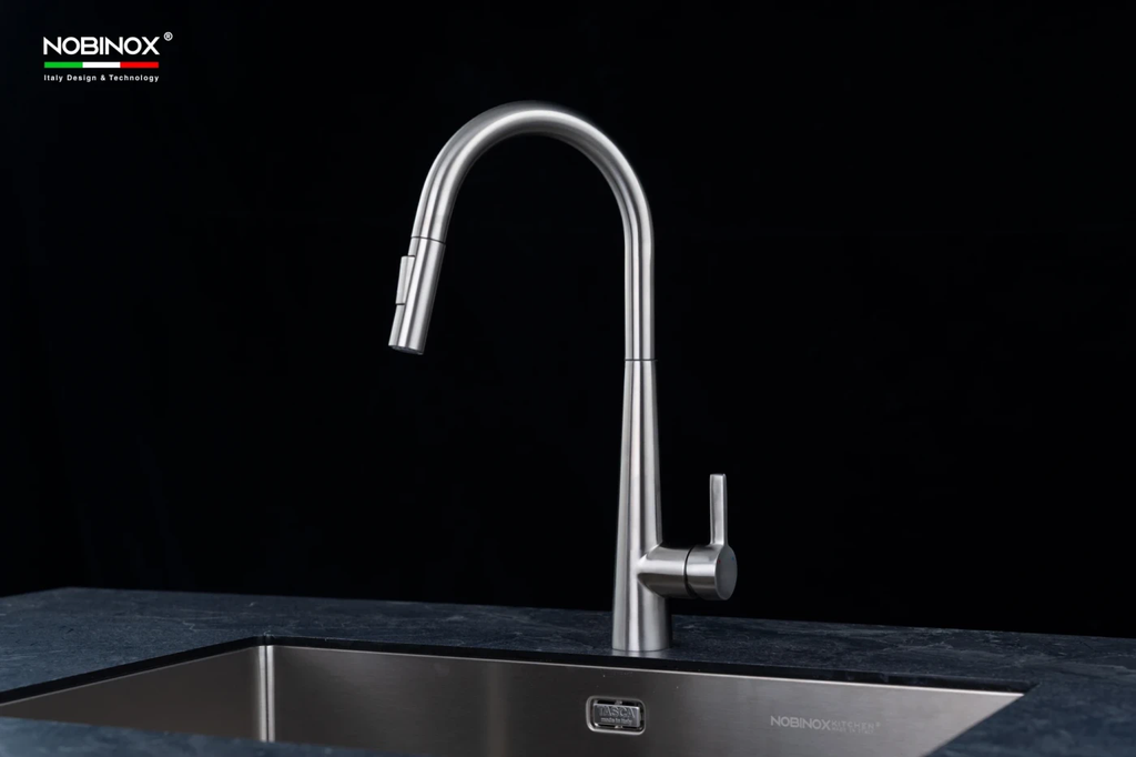 Vòi rửa chén Nobinox WINTO NX501 nóng lạnh