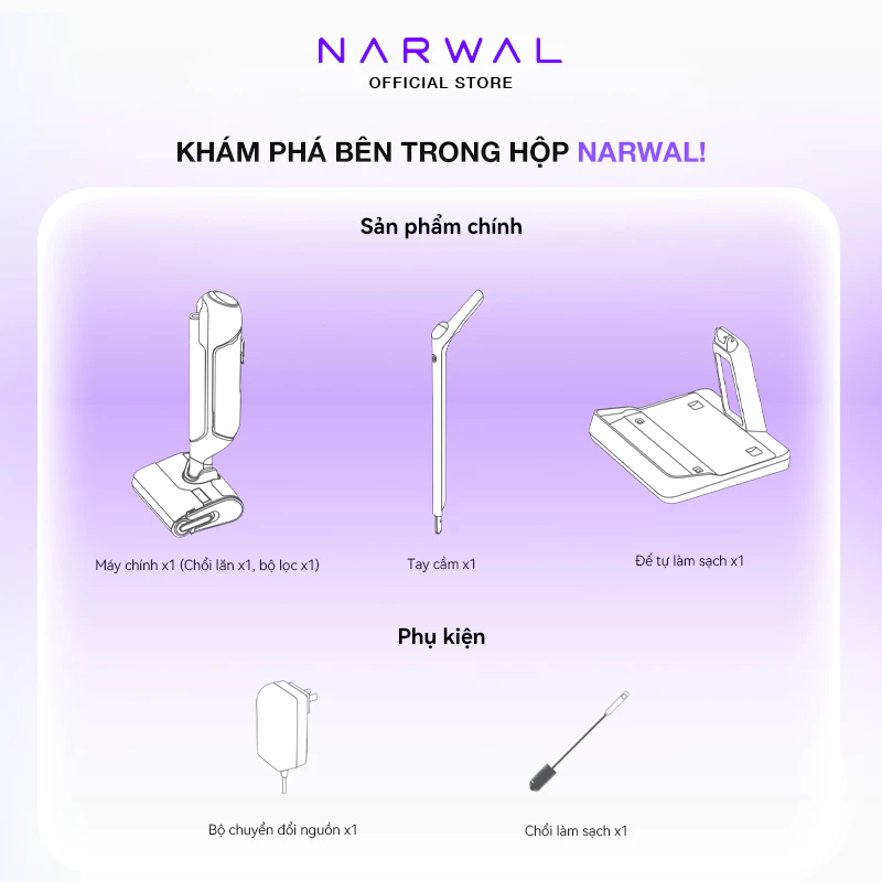 Máy hút bụi lau nhà Narwal S20