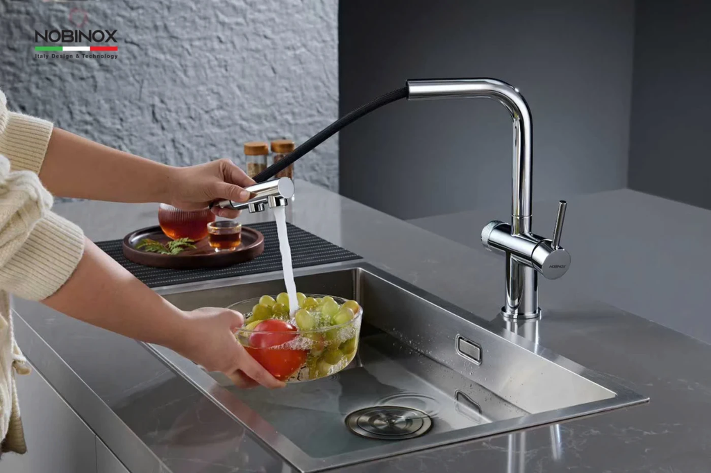 Vòi rửa chén Nobinox MIRA NX333