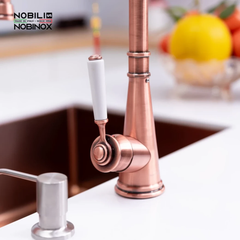 Vòi rửa chén Nobili CHARLIE NB255C tân cổ điển nóng lạnh