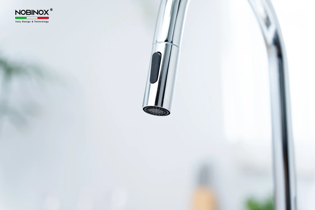 Vòi rửa chén Nobinox LOFT NX533 nóng lạnh