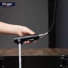 Vòi rửa bát dây rút Kluger KLF0001B