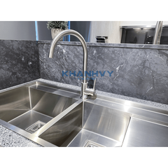 Vòi rửa chén Malloca K569-SN Inox 304 ECO