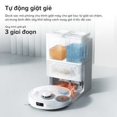 Robot hút bụi lau nhà Roborock QRevo C Pro màu trắng