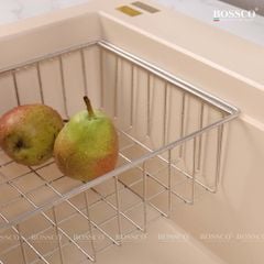 Chậu rửa chén Bossco BC-B8252KKS 1 hộc kem kim sa