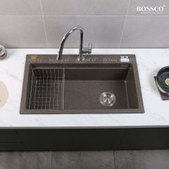 Chậu rửa chén Bossco BC-B9052NKS 1 hộc