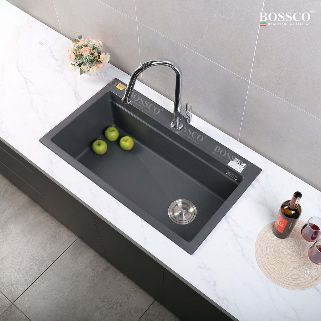 Chậu rửa chén Bossco BC-B9052XĐ 1 hộc