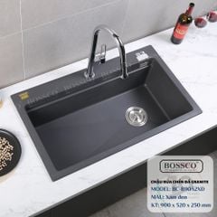 Chậu rửa chén Bossco BC-B9052XĐ 1 hộc
