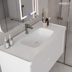 Tủ lavabo Bossco BC-C01T màu trắng