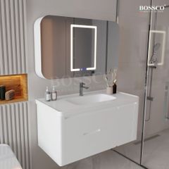 Tủ lavabo Bossco BC-C01T màu trắng