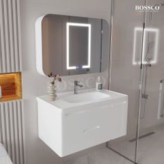 Tủ Lavabo Bossco BC-C02T màu trắng