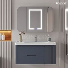 Tủ Lavabo Bossco BC-C02X xám đậm