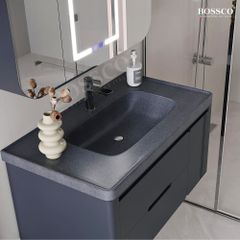 Tủ Lavabo Bossco BC-C02X xám đậm