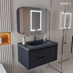 Tủ Lavabo Bossco BC-C02X xám đậm