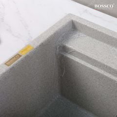 Chậu rửa chén Bossco BC-D8652XKS 1 hộc xám kim sa