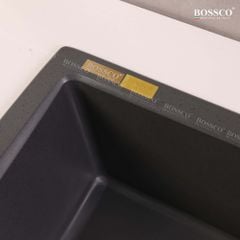Chậu rửa chén Bossco BC-E10050XĐ 2 hộc xám đen