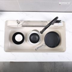 Chậu rửa chén Bossco BC-G9050TKS 1 hộc bo góc