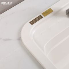 Chậu rửa chén Bossco BC-G9050TKS 1 hộc bo góc