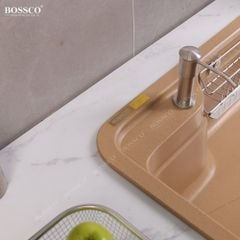 Chậu rửa chén Bossco BC-G9050VK 1 hộc bo góc