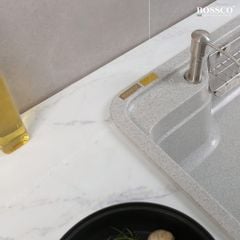 Chậu rửa chén Bossco BC-G9050XKS 1 hộc bo góc