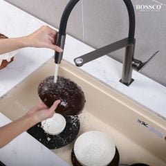 Chậu rửa chén  Bossco BC-ST8046KKS 1 hộc