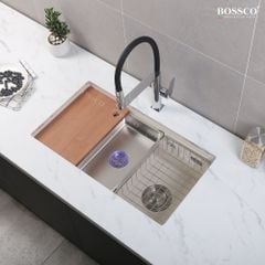 Chậu rửa chén Bossco BC-ST8046TKS 1 hộc