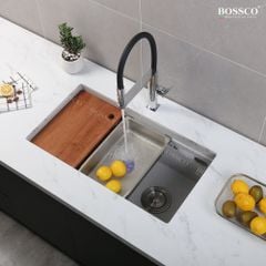 Chậu rửa chén  Bossco BC-ST8046XKS 1 hộc