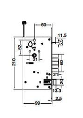 Khóa điện tử Hafele PP9100 912.20.698