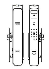 Khóa điện tử Hafele PP9100 912.20.698