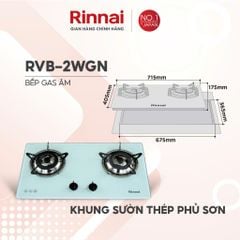 Bếp gas âm Rinnai RVB-2WGN