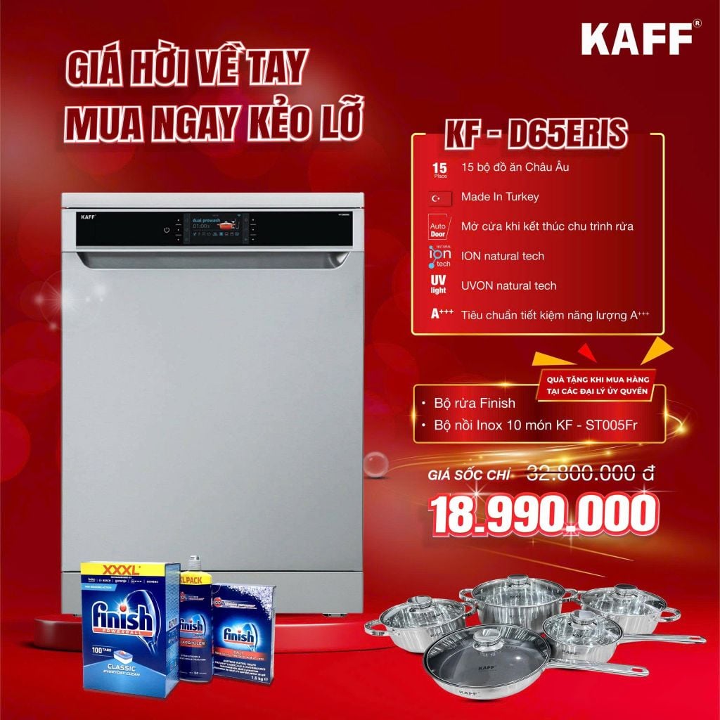 Máy rửa chén KAFF KF-D65ERIS