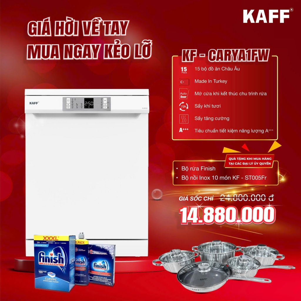 Máy rửa chén KAFF KF-CARYA1FW