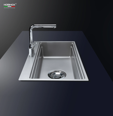 Chậu rửa chén Nobinox LIRA NJ564D 1 hộc