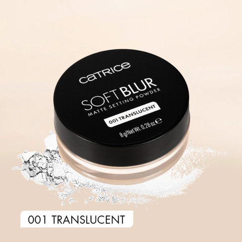  Phấn Phủ Dạng Bột Mỏng Nhẹ Kiềm Dầu Catrice Soft Blur Matte Setting Powder 
