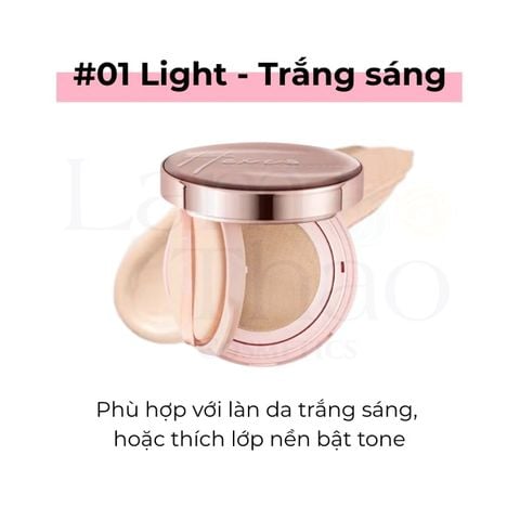  Phấn Nước Cấp Ẩm Lâu Trôi Hexze Brightening Longlasting Cushion Foundation ( Kèm Lõi ) 