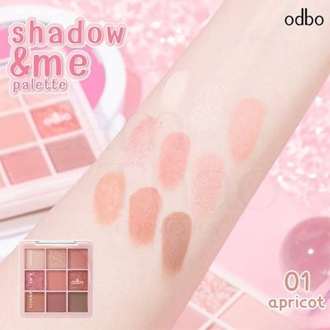  Bảng Phấn Mắt 9 Ô Odbo Shadow & Me Palette 