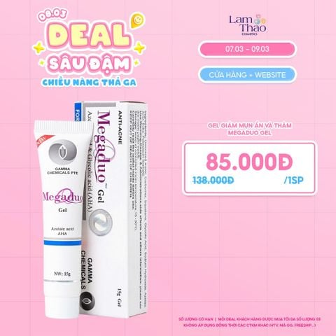  [DEAL SỐC 07.03 - 09.03] Gel Giảm Mụn Ẩn Và Thâm Megaduo Gel 