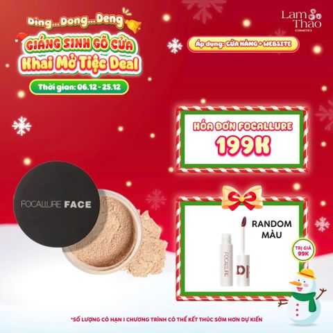  [DEAL SỐC 6.12 - 25.12 MUA HOÁ ĐƠN FOCALLURE 199K TẶNG 01 SON TRUE MATTE LIQUID LIPSTICK] Phấn Phủ Dạng Bột Focallure Matte Setting Loose Powder FA15 
