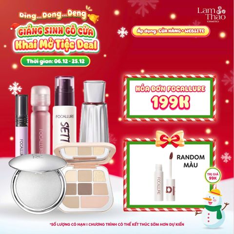  [DEAL SỐC 6.12 - 25.12 MUA HOÁ ĐƠN FOCALLURE 199K TẶNG 01 SON TRUE MATTE LIQUID LIPSTICK] Bông Đánh Phấn Focallure 