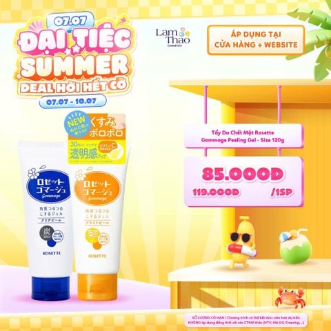  [DEAL SỐC 07.07 - 10.07 KHI MUA SIZE 120G] Tẩy Da Chết Mặt Rosette Gommage Peeling Gel 