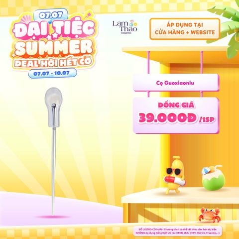  [DEAL SỐC 07.07 - 10.07] [DUY NHẤT QUẬN 9: HOÁ ĐƠN CỌ GUOXIAONIU 299K TẶNG 01 MÚT NỀN GUOXIAONIU] Cọ Highlight Quạt Rose Gold Guoxiaoniu Fan Highlighter Brush 