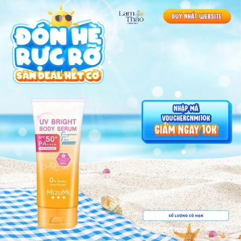  Tinh Chất Chống Nắng Mizumi UV Bright Body Fragrance Free SPF50+ PA++++ 
