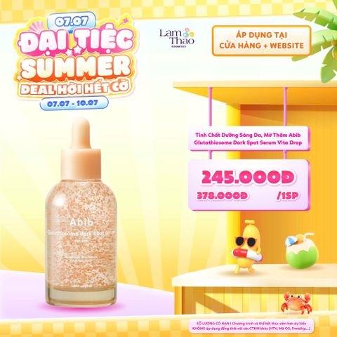  [DEAL SỐC 07.07 - 10.07] Tinh Chất Dưỡng Sáng Da, Mờ Thâm Abib Glutathiosome Dark Spot Serum Vita Drop 