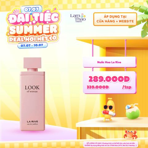 [DEAL SỐC 07.07 - 10.07] [DUY NHẤT QUẬN 9 MUA 2 CHAI TẶNG GƯƠNG CẦM TAY LA RIVE] Nước Hoa La Rive Look Of Woman 