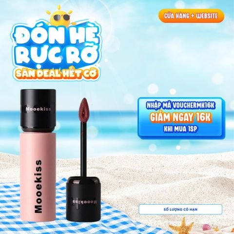  Son Bùn Lì Mịn Mooekiss Velvet Lip Mud 